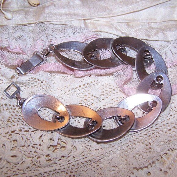 WRE aka W E Richards Sterling Silver Jewelry Set - Necklace and Bracelet - Picture 10 of 12